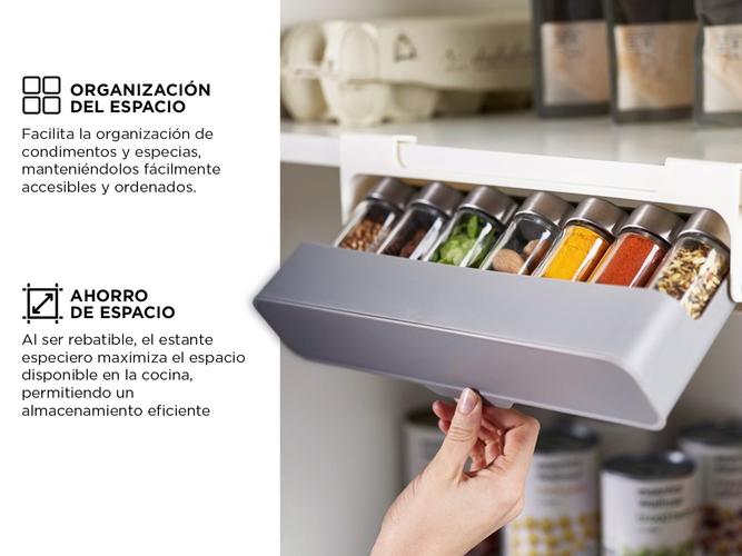 Estante Especiero Condimentero Gadnic Organizador de Cocina Rebatible - 2