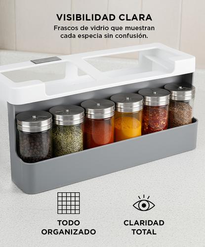Estante Especiero Condimentero Gadnic Organizador de Cocina Rebatible - 2