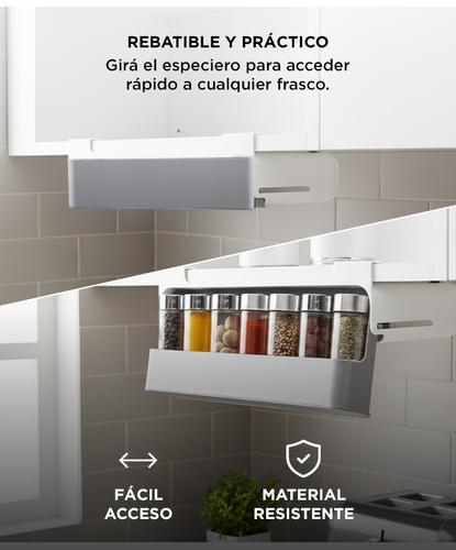 Estante Especiero Condimentero Gadnic Organizador de Cocina Rebatible - 3