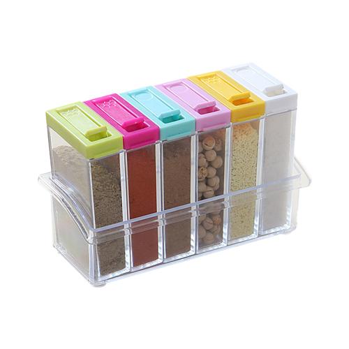 Especiero 6 Frascos Gadnic ESPC6 Para Condimento Especias - 0