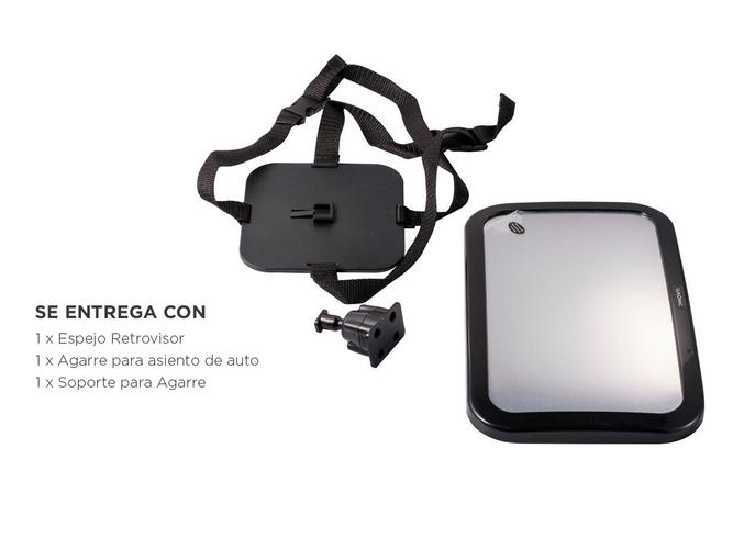 Espejo Retrovisor Auto Bebe Gadnic Con Agarre Ajustable - 5