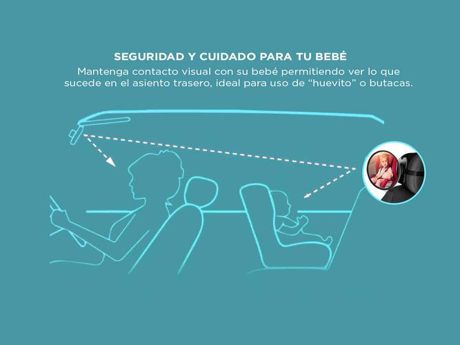 Espejo Trasero Para Auto Gadnic  - 2