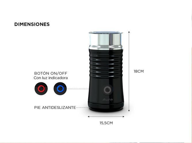 Espumador de Leche Smart-Tek MF850 Eléctrico Teflon - 4