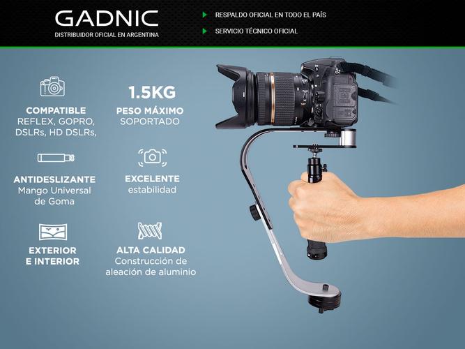 Estabilizador Gadnic Steadycam Profesional Para Cámaras y Celulares - 1
