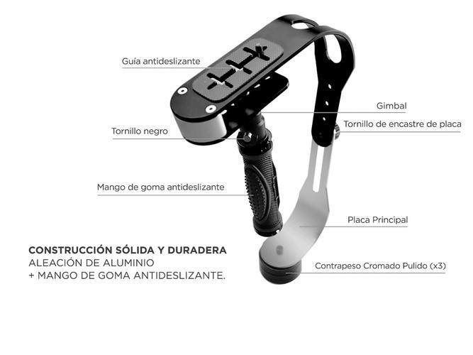 Estabilizador Gadnic Steadycam Profesional Para Cámaras y Celulares - 3
