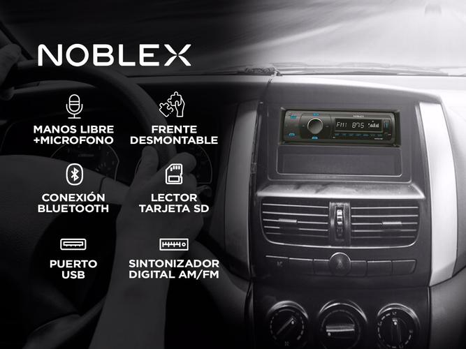 Stéreo para Auto Noblex NXR3019BT USB Bluetooth - 1