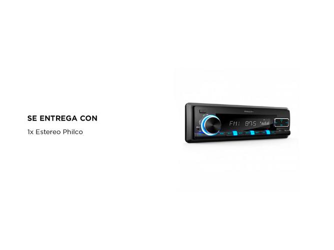 Estereo Para Auto Philco Usb Bluetooth SD Am Fm Desmontable - 4