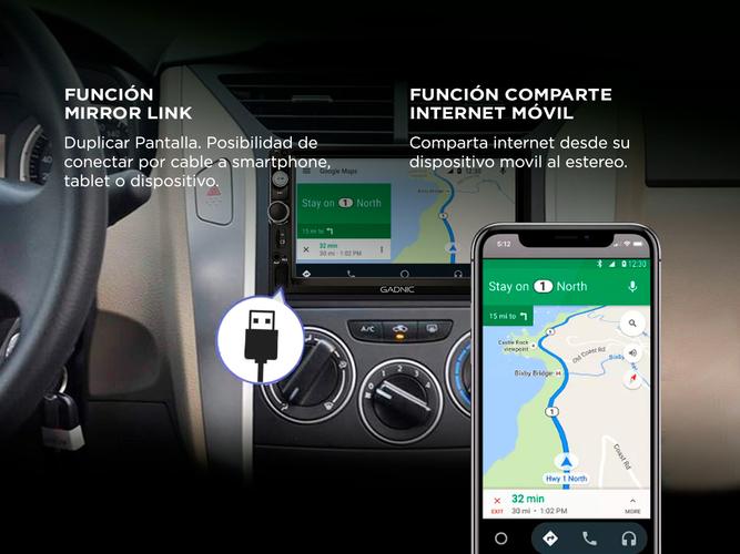 Stereo Gadnic Pantalla Táctil 7