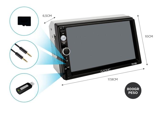 Stereo Gadnic Pantalla Táctil 7