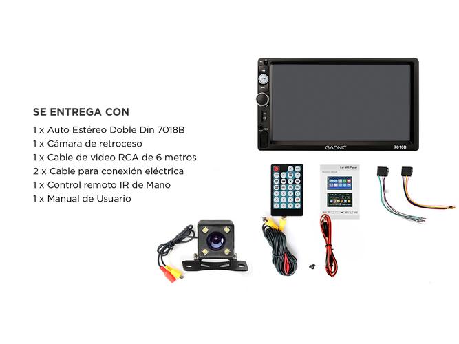 Stereo Gadnic Pantalla Táctil 7