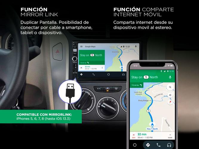 Estereo para Auto Gadnic ESTERE03 Pantalla 7 - 3