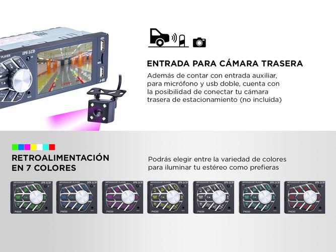 Estéreo Para Auto Gadnic Con Reproductor de Video y Control Remoto USB BT - 3