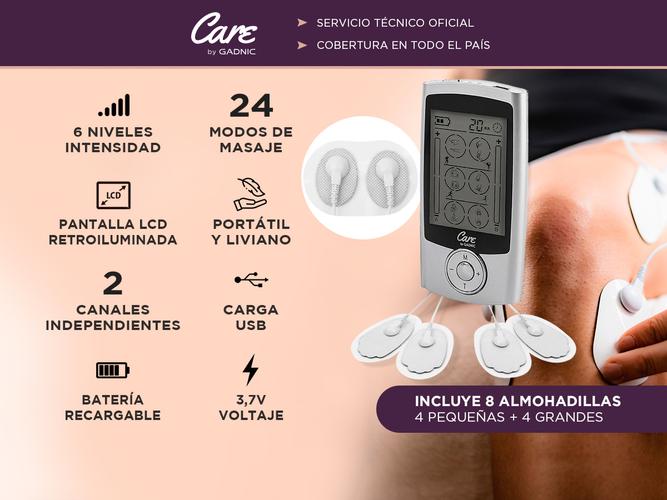 Electroestimulador Muscular Portátil Gadnic 9910 6 Niveles 4 Programas Recargable - 1