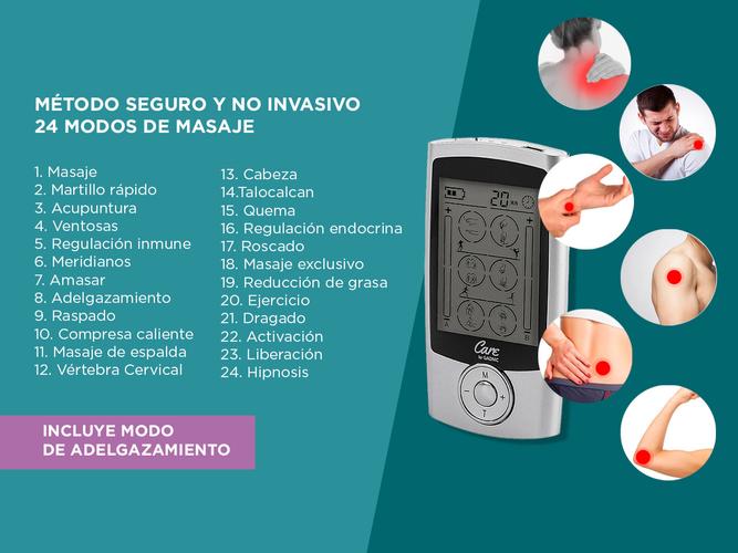 Electroestimulador Muscular Portátil Gadnic 9910 6 Niveles 4 Programas Recargable - 2
