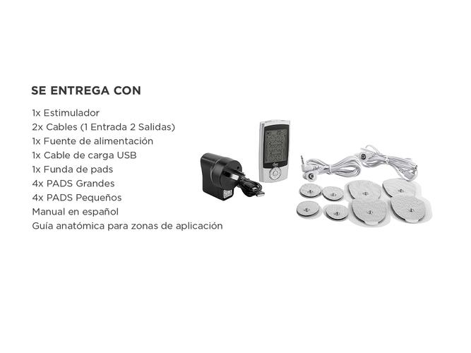 Electroestimulador Muscular Portátil Gadnic 9910 6 Niveles 4 Programas Recargable - 6