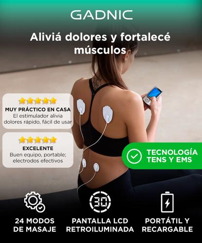 Electroestimulador Muscular Portátil Gadnic 9910 6 Niveles 4 Programas Recargable - 1