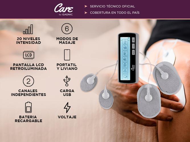 Electroestimulador Muscular Portátil Gadnic 91280 20 Niveles 6 Programas Recargable - 1