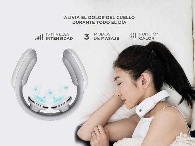 Masajeador De Cuello Gadnic Inalambrico 3 Modos 15 Niveles - 2