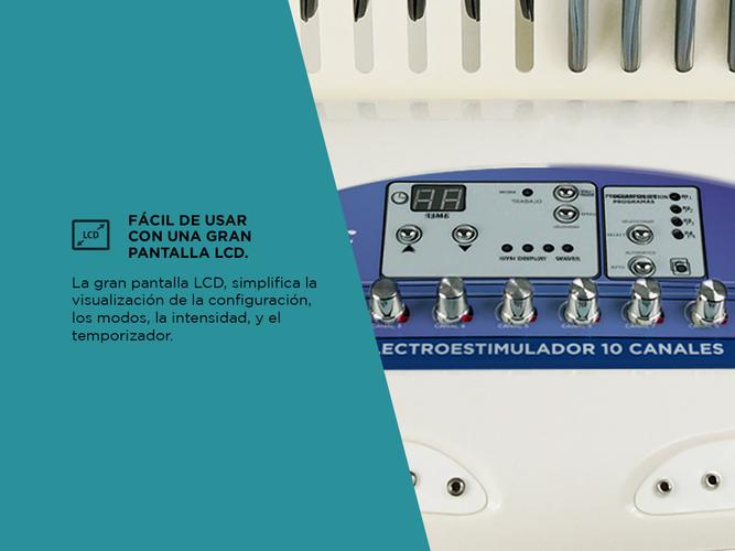 Electro Estimulador Muscular Gadnic Portatil Multifunciones  - 4