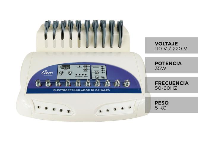Electro Estimulador Muscular Gadnic Portatil Multifunciones  - 5