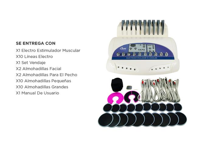 Electro Estimulador Muscular Gadnic Portatil Multifunciones  - 6