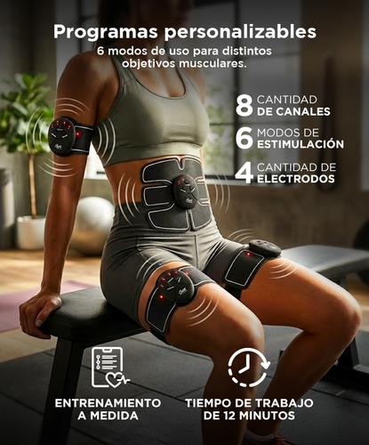 Estimulador Muscular Gadnic Abdominales Piernas  - 3