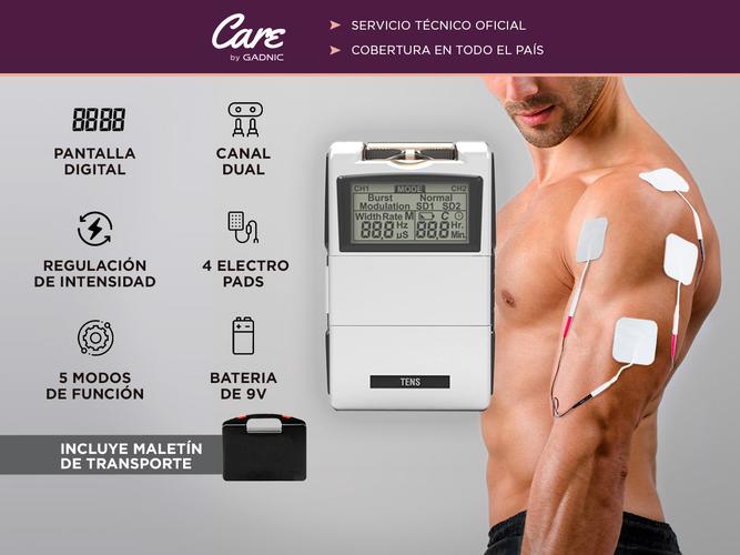 Electro Estimulador Portátil EM7 Gadnic Masajeador Muscular  - 1