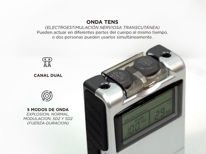 Electro Estimulador Portátil EM7 Gadnic Masajeador Muscular  - 2
