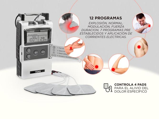 Electro Estimulador Portátil EM7 Gadnic Masajeador Muscular  - 4