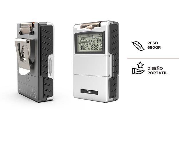 Electro Estimulador Portátil EM7 Gadnic Masajeador Muscular  - 5