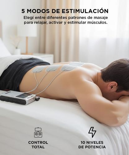 Electro Estimulador Portátil EM7 Gadnic Masajeador Muscular  - 2