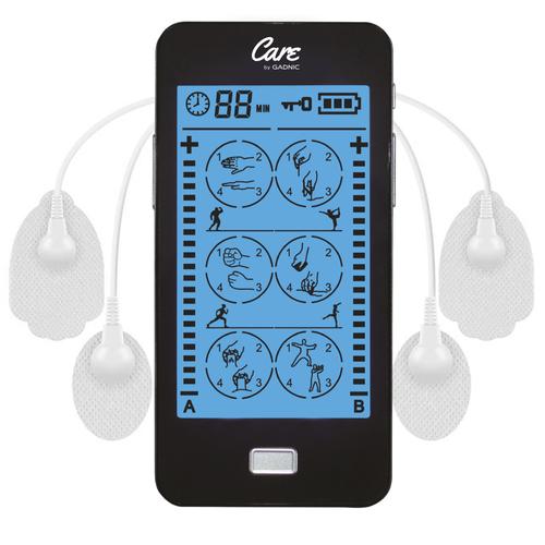 Electroestimulador Muscular Portatíl Gadnic Dos Canales Recargable  - 0