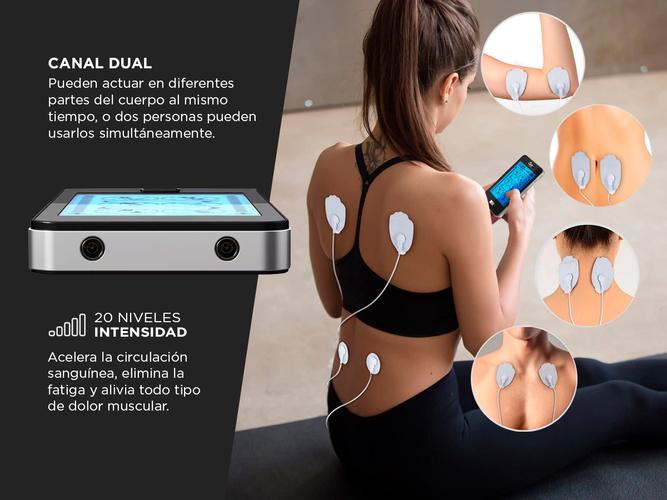 Electroestimulador Muscular Portatíl Gadnic Dos Canales Recargable  - 3