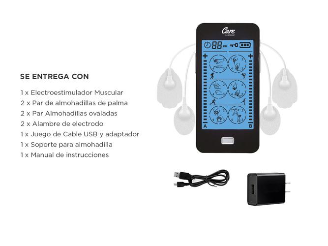 Electroestimulador Muscular Portatíl Gadnic Dos Canales Recargable  - 6