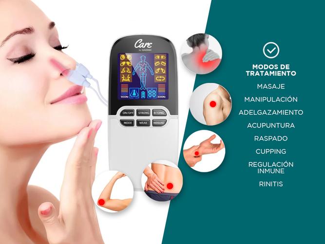 Electroestimulador Digital Portátil Gadnic De 8 Electrodos 3000mhz - 2