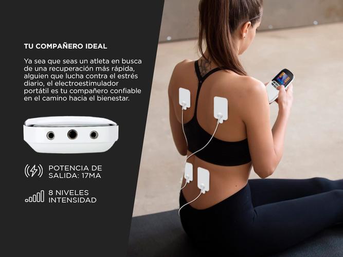Electroestimulador Digital Portátil Gadnic De 8 Electrodos 3000mhz - 3