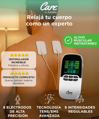 Electroestimulador Digital Portátil Gadnic De 8 Electrodos 3000mhz - 1