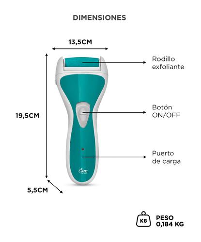Exfoliante Eléctrico Para Pies Care By Gadnic 5W Recargable - 5