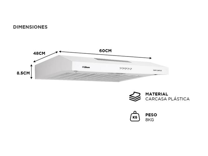 Purificador de Aire Liliana Purify Slim Plus KP982 240 watts - 4