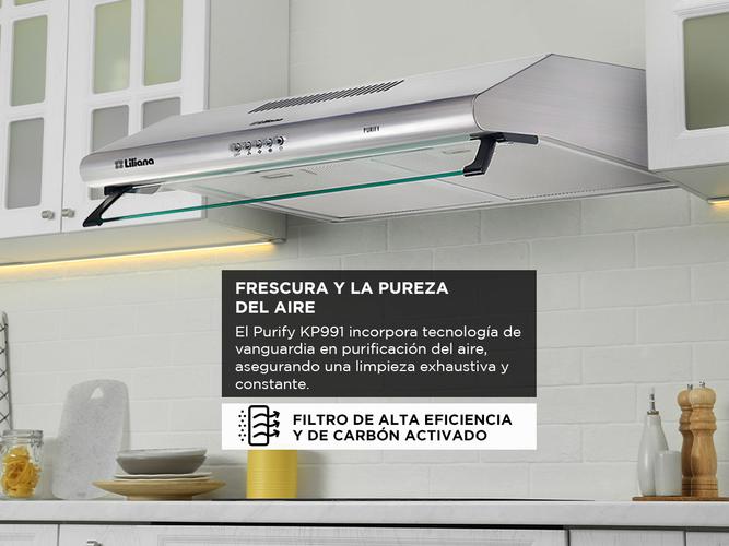 Purificador de Aire Liliana Purify KP991 100 Watts Acero Inoxidable - 3