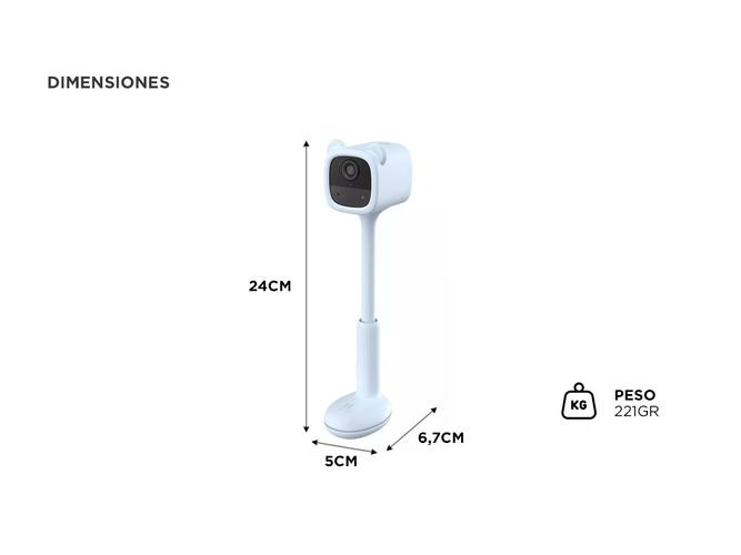 Cámara IP 2MP Ezviz BM1 Bear Baby Monitor - 4
