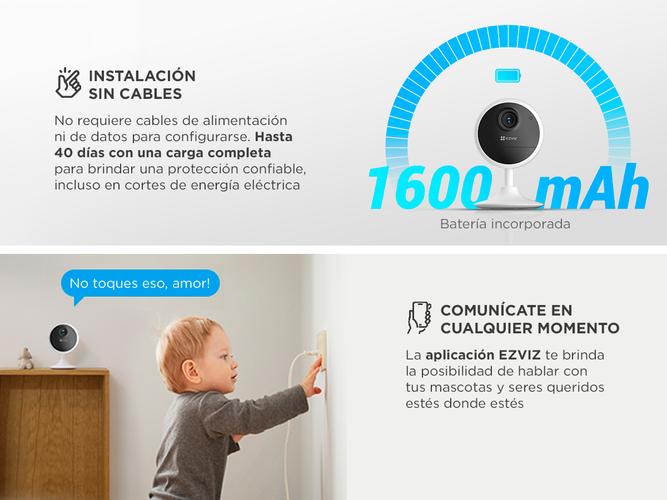 Camara Inteligente Ezviz a Bateria CS-CB1 - 2