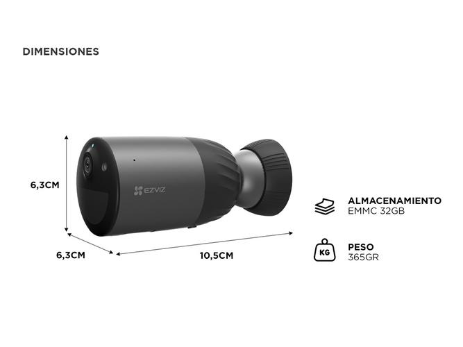 Cámara de Seguridad Ezviz con batería BC1C - 4