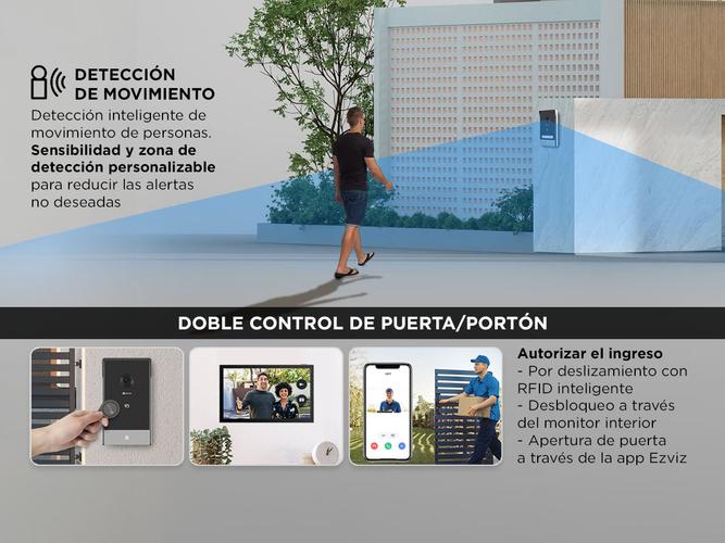 Videoportero doméstico Ezviz inteligente HP7 2K - 3