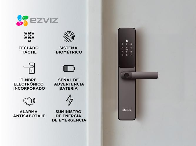 Cerradura Inteligente Ezviz Con Huella Dactilar - 1