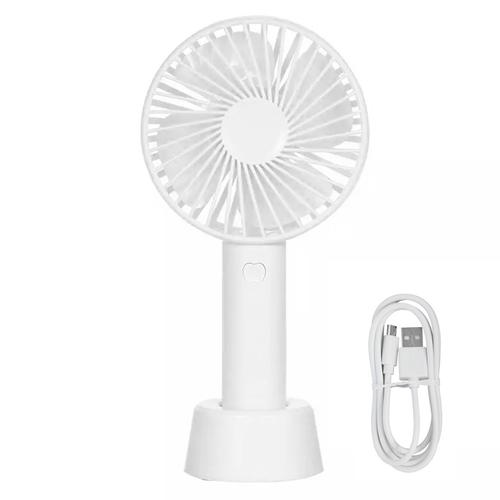 Mini Ventilador Portatíl Gadnic Con Base y De Mano Recargable  - 0
