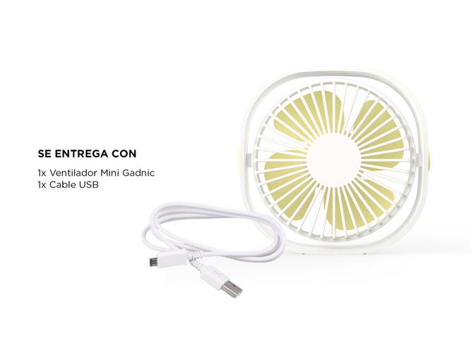 Mini Ventilador Gadnic De Escritorio Silencioso  - 5