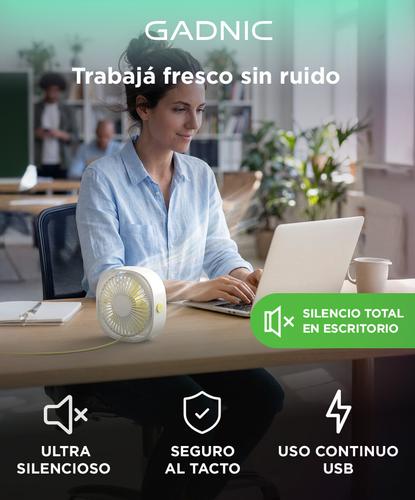 Mini Ventilador Gadnic De Escritorio Silencioso  - 1