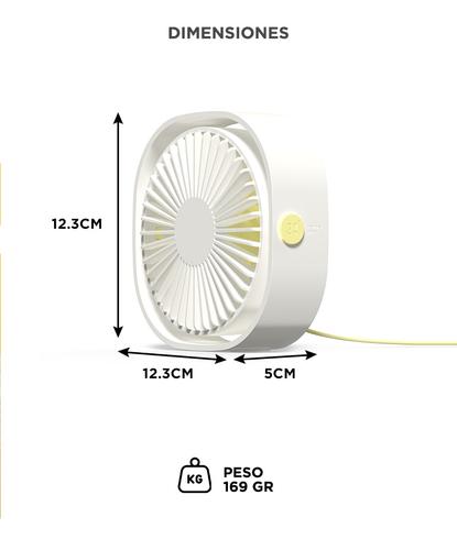 Mini Ventilador Gadnic De Escritorio Silencioso  - 5