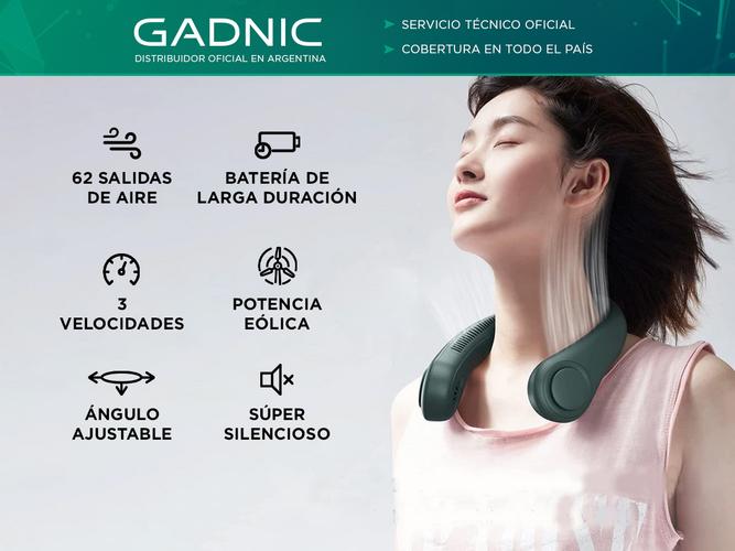 Ventilador de Cuello Portatil Gadnic Alta Potencia - 1
